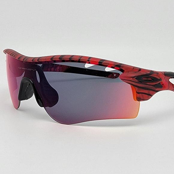 Oakley OO9206-35 RadarLock Path Urban Jungle Red Frame +Red Iridium Sunglasses - Picture 3 of 14